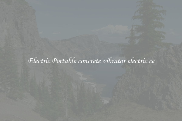 Electric Portable concrete vibrator electric ce