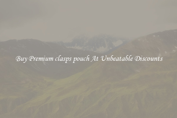 Buy Premium clasps pouch At Unbeatable Discounts