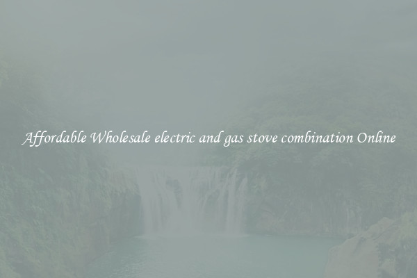 Affordable Wholesale electric and gas stove combination Online