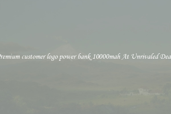 Premium customer logo power bank 10000mah At Unrivaled Deals