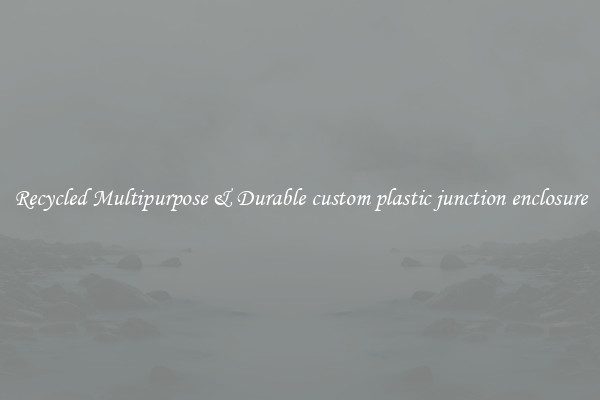 Recycled Multipurpose & Durable custom plastic junction enclosure