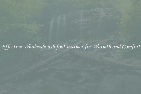Effective Wholesale usb foot warmer for Warmth and Comfort