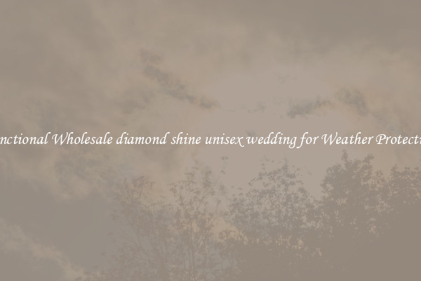 Functional Wholesale diamond shine unisex wedding for Weather Protection 